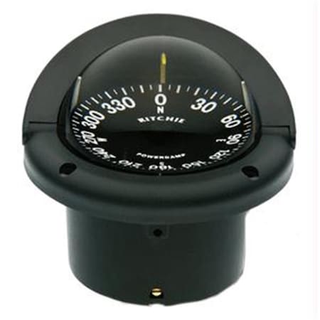 Ritchie Compass Flush Mount Helmsman - Black RI81646
